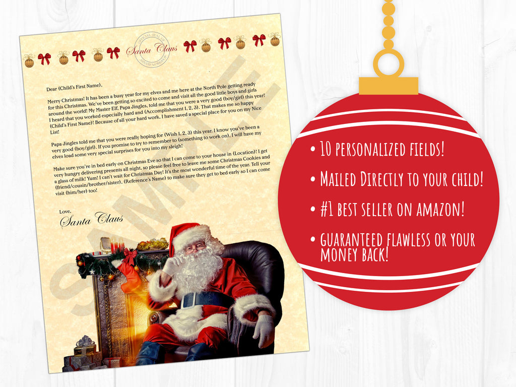 Personalized Letter From Santa – Classic Jolly Santa